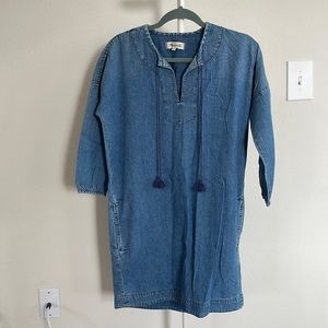 Madewell Jean Tunic Dress XXS